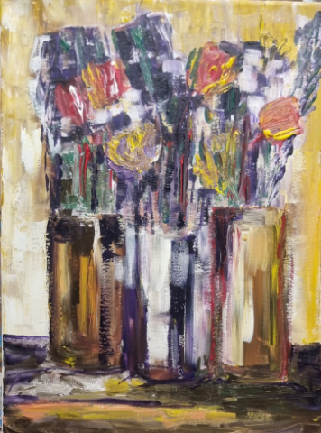 3 vases 30x40