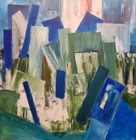 Composition XII 80x80