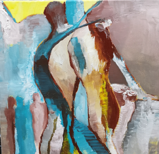 Étreinte 40x40