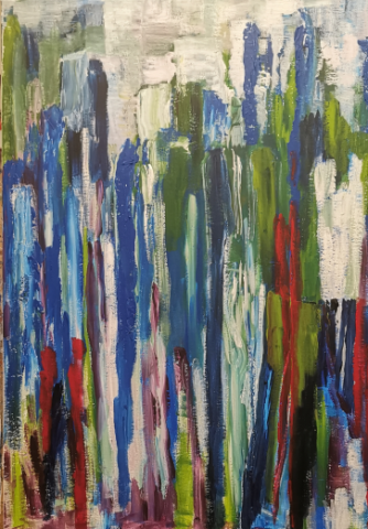 Gratte ciels 50x70