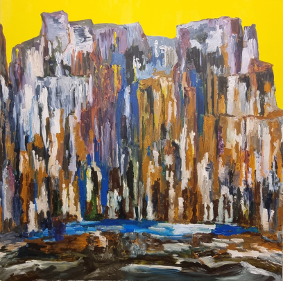 Le lac 80x80