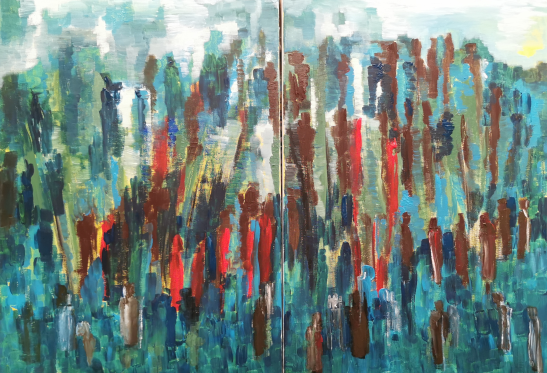 Rassemblement 50x70 x2